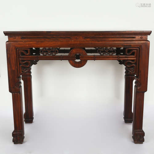 CHINESE HARDWOOD ALTER TABLE