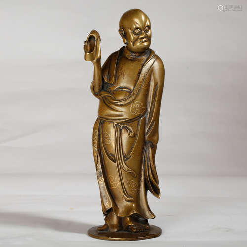 CHINESE BRONZE FIGURE OF IMMORTAL