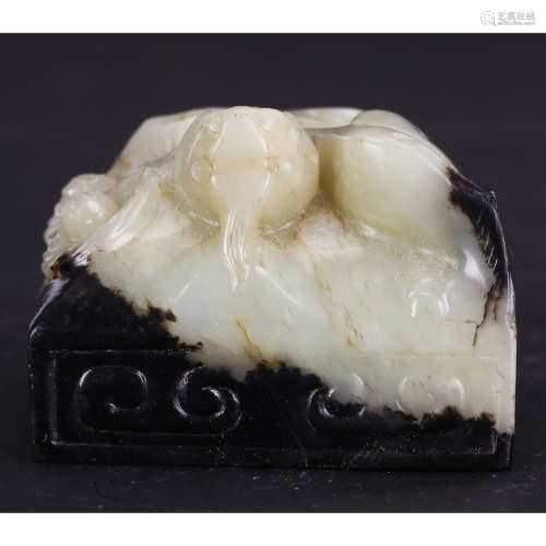 CHINESE ARCHAIC JADE SEAL