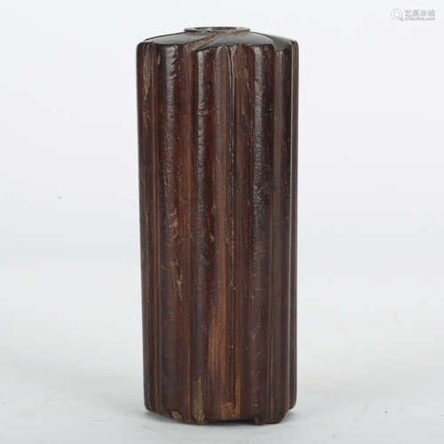 CHINESE HARDWOOD CARVED INCENSE HOLDER