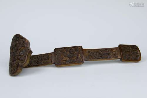 CHINESE BAMBOO RUYI SCEPTER