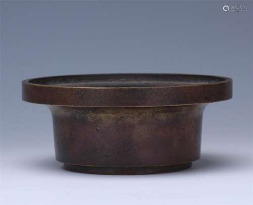 CHIENSE BRONZE ROUND BOWL