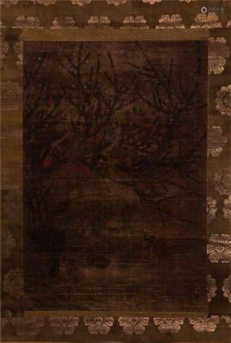 CHINESE SCROLL PAINTING OF TREE