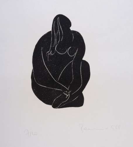 Berenice Sydney (British 1944-1983), Untitled (Nude Twiddling Toe)