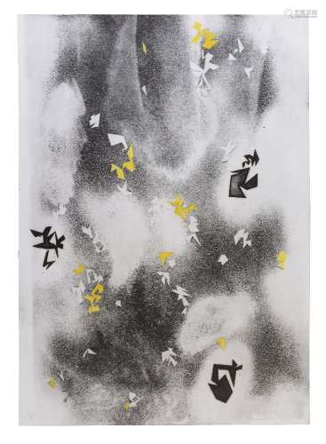 Berenice Sydney (British 1944-1983), Untitled (Black & Yellow)