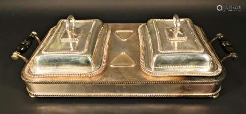 Old Silverplate Supper Set for Two