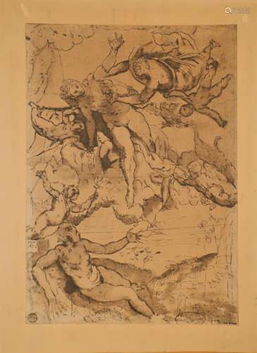 Robusti Jacopo,Tintoretto,museum print,stamped