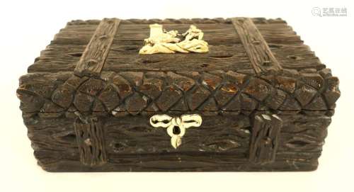 German Black Forest Carved Box
