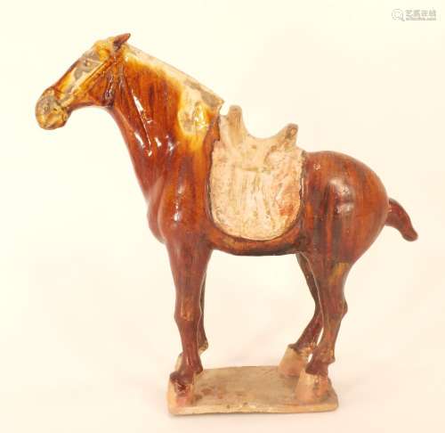 Chinese Tang Style Pottery Horse