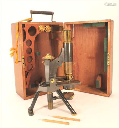 J. Swift & Son London Microscope/Original Box