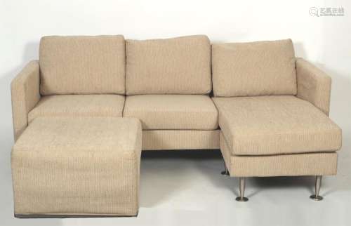 Bo Concepts Sectional Sofa with Ottoman