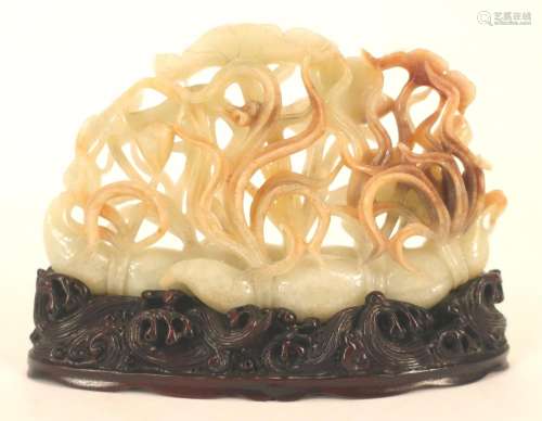 Chinese White and Brown Jade Group