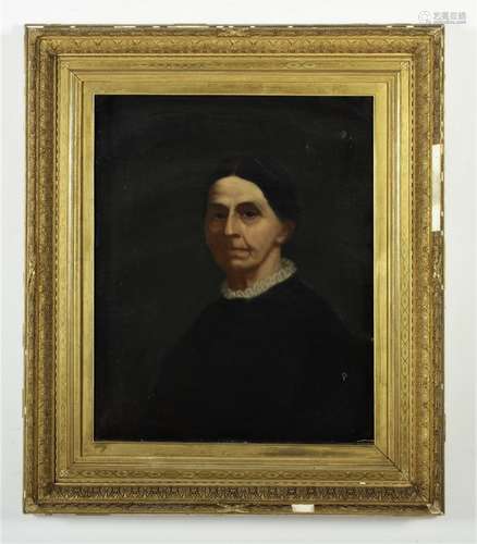 Littlefield, Portrait of Woman In Black, O/C, 1879