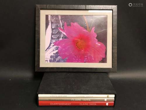 Claire Yaffa, Am., Flower, Photo + Books, Signed