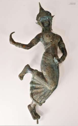 Thai Bronze Dancing Figure