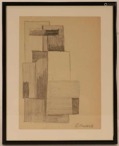 Paul Mansouroff, Rus.Untitled, pencil on paper