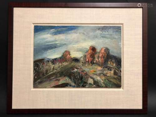 C.J. McCarthy, Woodstock Landscape, O/B, signed.