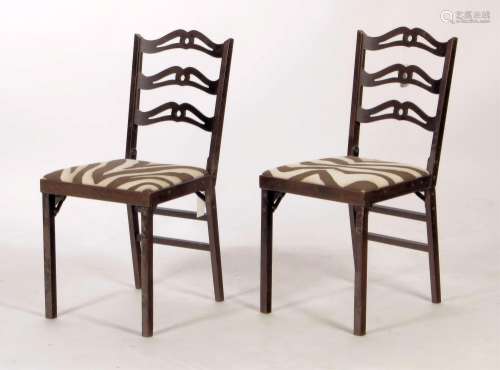 Pair of Vintage Folding Chairs
