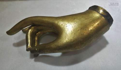 Gilt Bronze Hand of Dhammapala