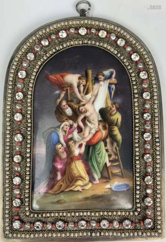 Russian Porcelain Miniature, 19th Century