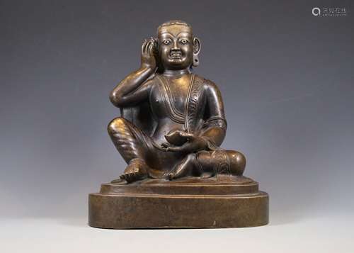 Bronze Figure of Guru