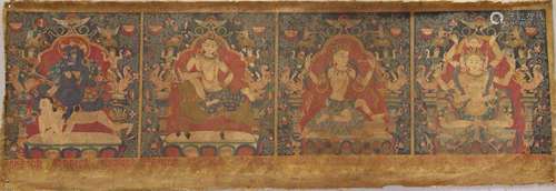 Rare Western Tibetan Thanka