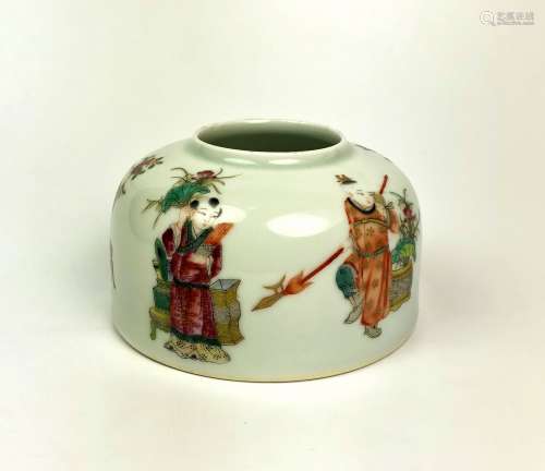 Porcelain Bee Hive Water Pot with Mark