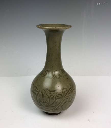 Green Celadon Glazed Vase