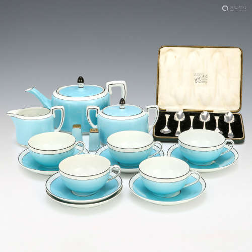 cir.1911-1921 茶具＆银勺 （二十二件）