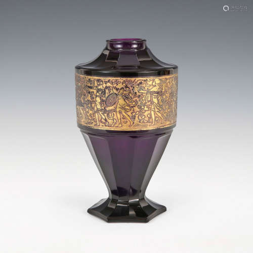 古代人物纹花瓶