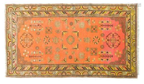 HAND-TIED KHOTAN RUG 8'3