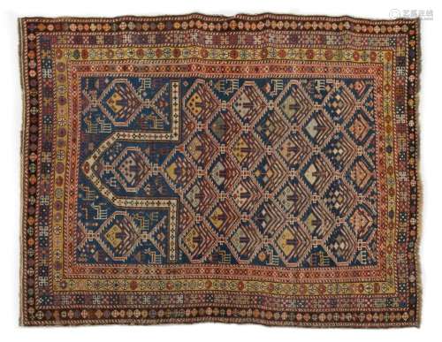 HAND-TIED CHICHI PRAYER RUG 5'2