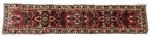 PERSIAN HAND-TIED SARUQ FLOOR RUNNER 14'11