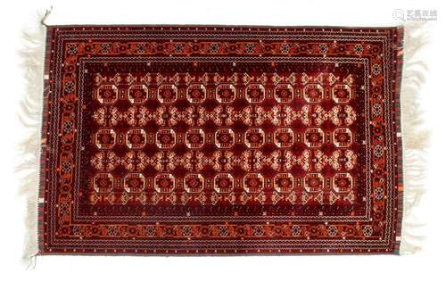 HAND-TIED AFGHAN KABULI RUG 4'9