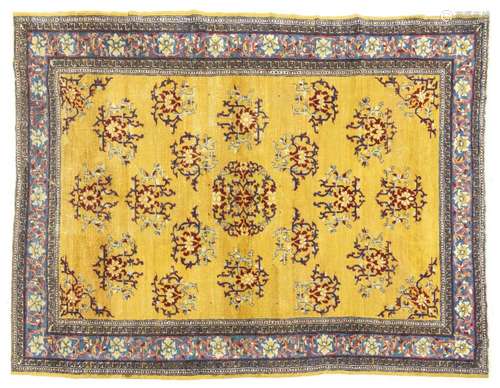 HAND-TIED KHOTAN RUG 6'7