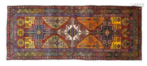 PERSIAN HAND-TIED HERIZ FLOOR RUNNER 9'6