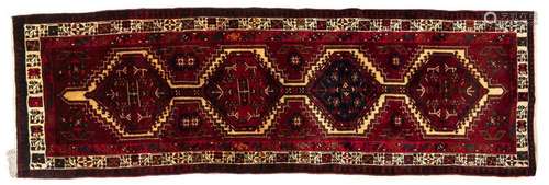 PERSIAN HAND-TIED SERAPI FLOOR RUNNER 12'1