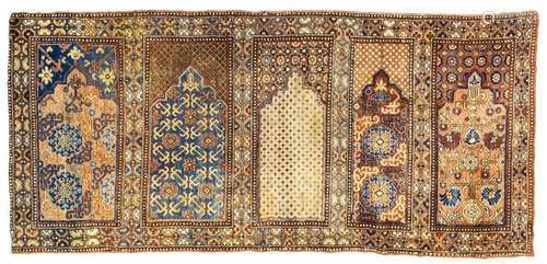 ANTIQUE HAND-TIED KONYA FLOOR RUNNER 8'5