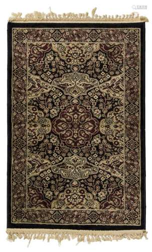 HAND-TIED SILK RUG 2'0