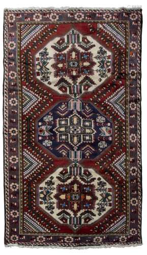 PERSIAN HAND-TIED TABRIZ RUG 9'5