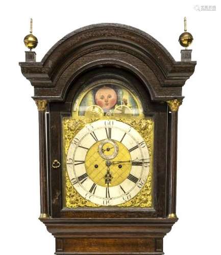 ENGLISH GEORGE III ADAM TRAVERS TALL CASE CLOCK