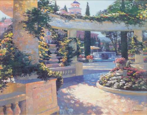 HOWARD BEHRENS (1933-2014), FLORAL WALKWAYS