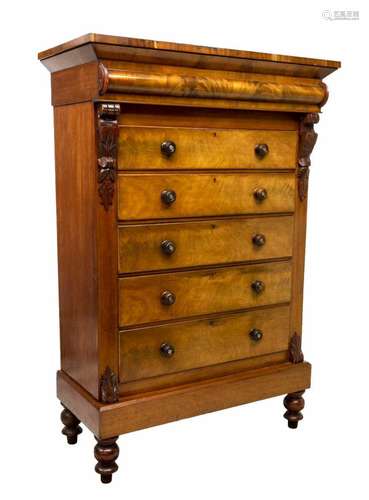 VICTORIAN MAHOGANY SCOTTISH CHEST