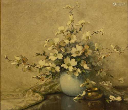 A.D. GREER (TX, 1904-1998) STILL LIFE OIL PAINTING