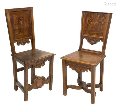 (2) UNUSUAL FRENCH RENAISSANCE REVIVAL CHAIRS