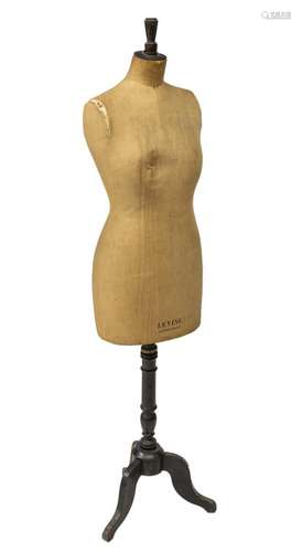 LEVINE SHOP DISPLAY DRESS FORM TAILOR'S DUMMY