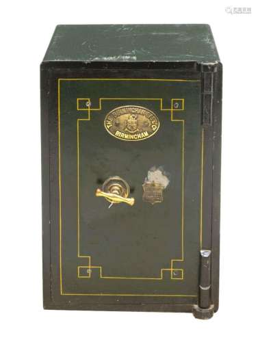 ENGLISH BIRMINGHAM SAFE CO. IRON KEY LOCK SAFE