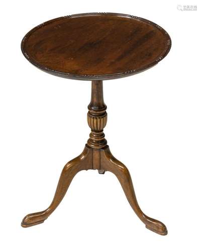 ENGLISH MAHOGANY TRIPOD WINE TABLE