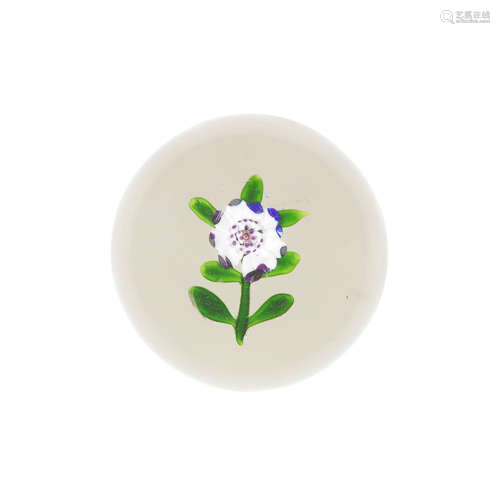 A rare Clichy flower paperweight, circa 1850