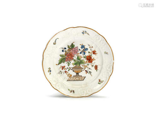 A Nantgarw plate, circa 1818-20